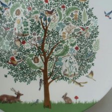 portmeirion - Enchanted tree - nowy  ,20 cm średnicy -  oryginalny talerzyk  -szlachetna porcelana -rzadko spotykana seria