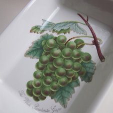 portmeirion stoke on trent the white sweetwater grape   porcelanowe naczynie do zapiekania rzadko spotykane zdobienie