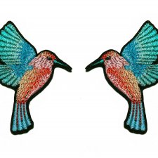 Zestaw naszywek Kolibry - Lustrzane Odbicie