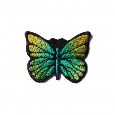Naszywka na ubrania zielony motyl