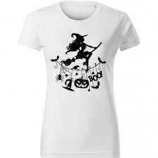 Biała Halloweenowa Koszulka T-shirt M