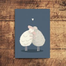 Kartka pocztowa - Owce