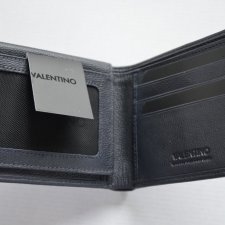 nowy portfel Valentino męski skóra naturalna